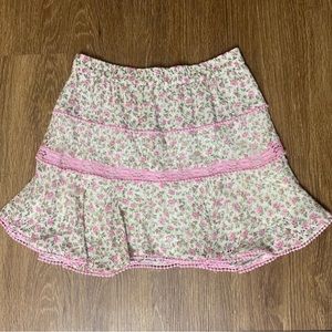 LoveShackFancy mini skirt